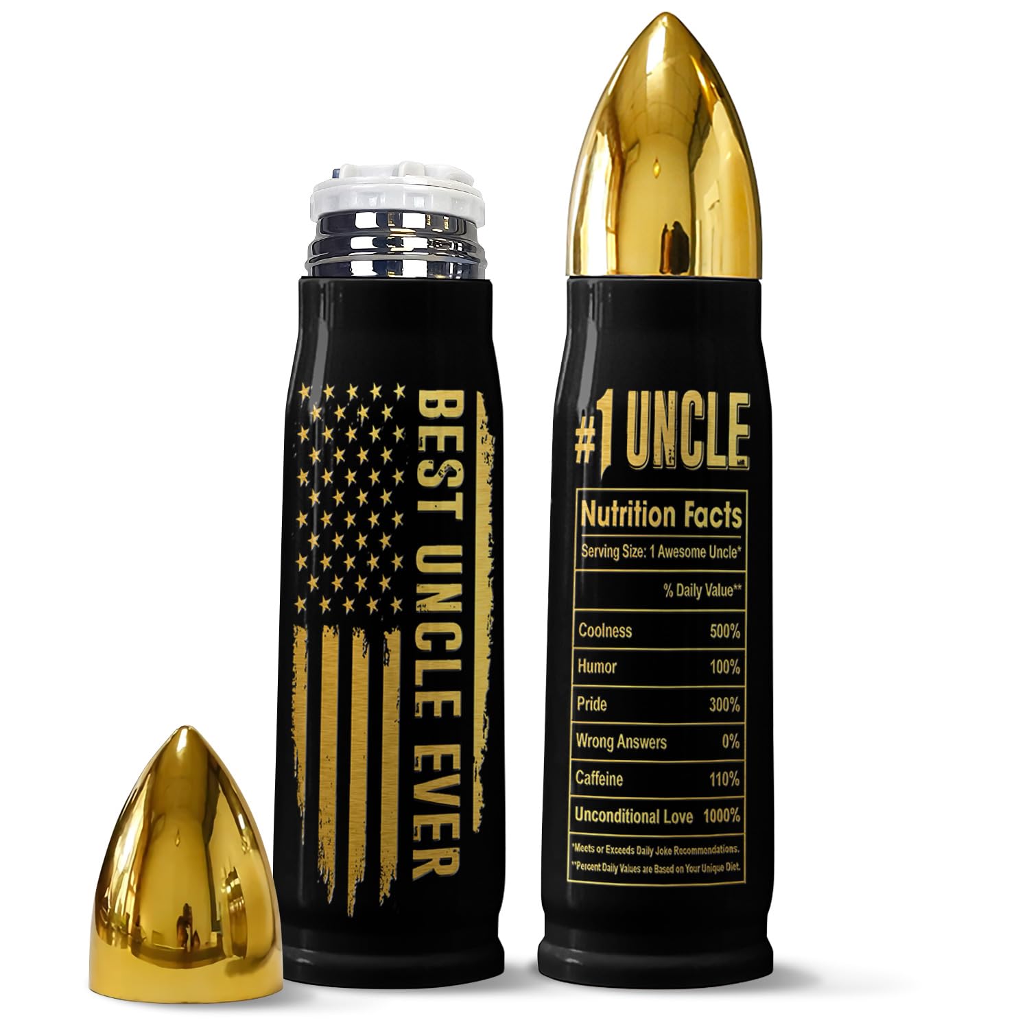TAMUNBEE Uncle tumbler with steaming coffee demonstrates hot beverages stay hot longer