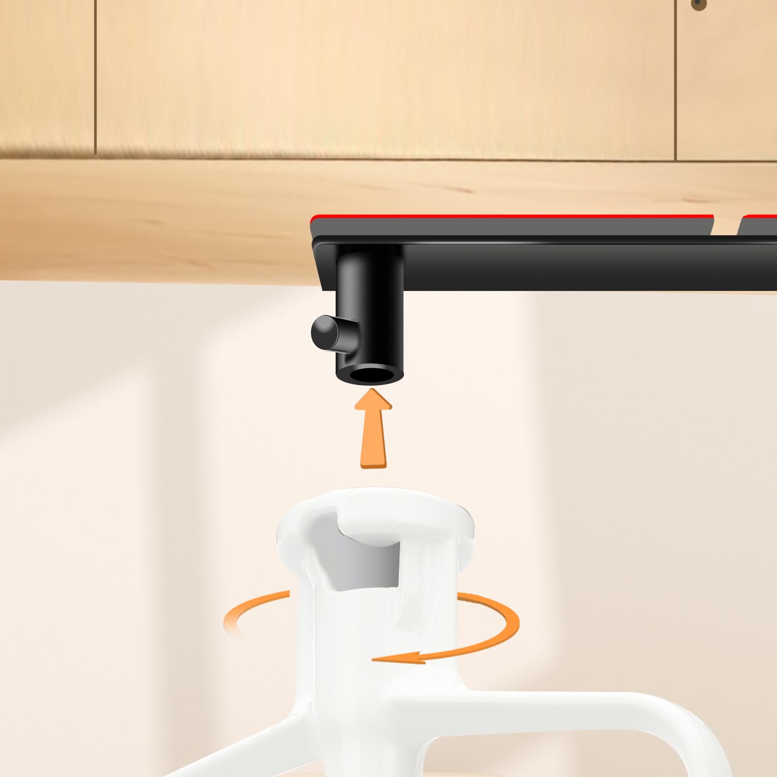 Tanggiteck easy-access design allows quick slide and lock retrieval of attachments.