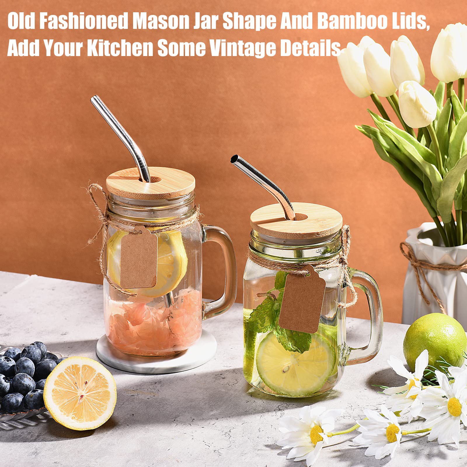 TANGLONG natural bamboo lid keeps dust out and flavors intact.