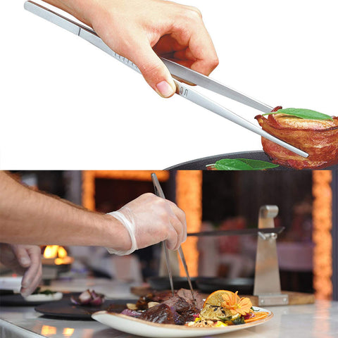 Tangoowal dishwasher-safe tweezers simplify cleanup after cooking.