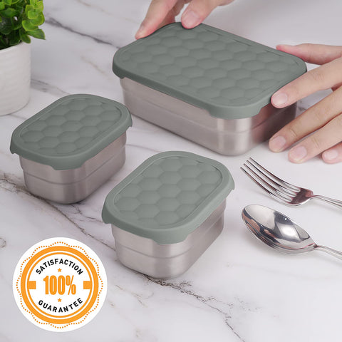 Tanjiae nesting storage keeps containers compact when not in use.