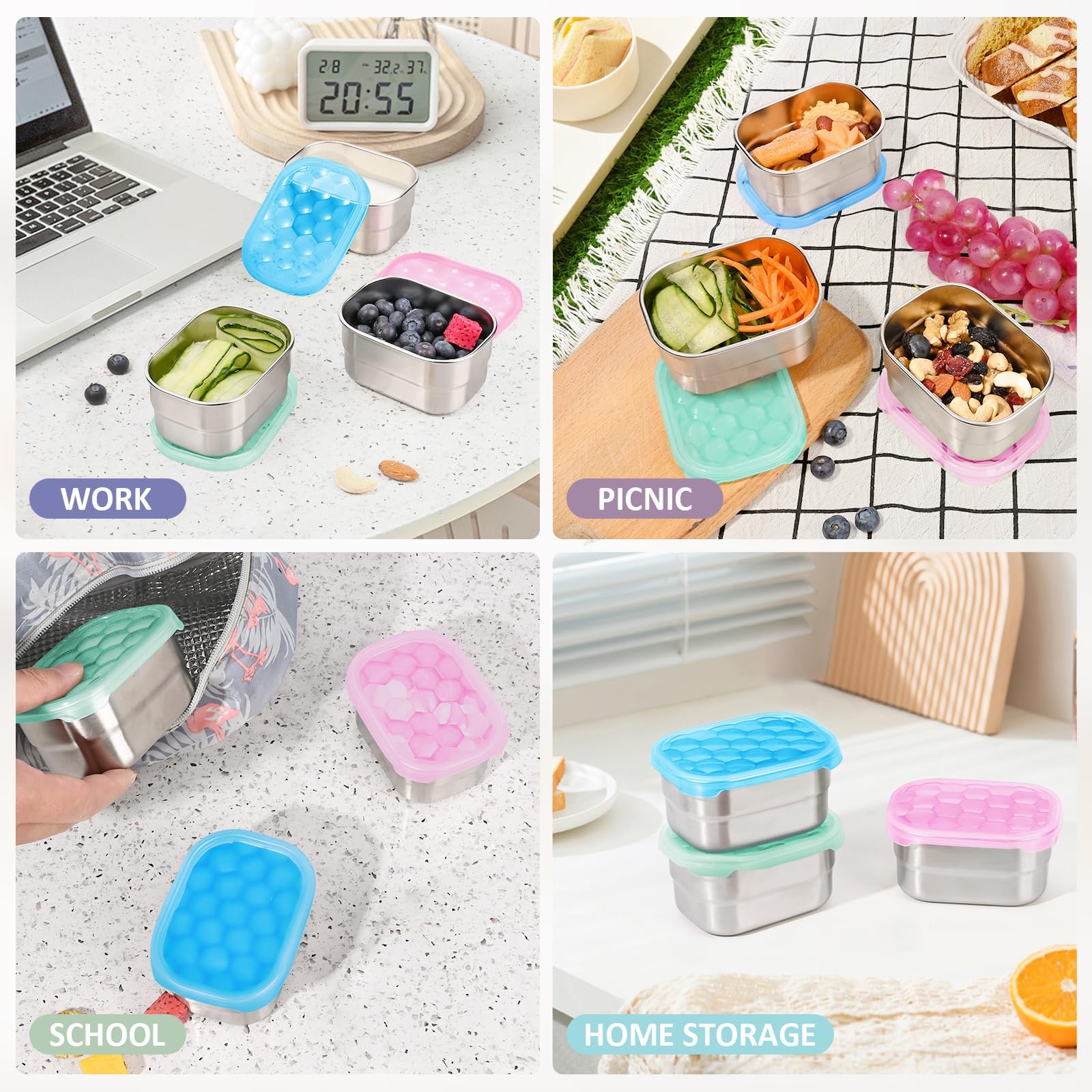 Tanjiae Snack Pro freezer-safe container ready for cold snacks on the go.