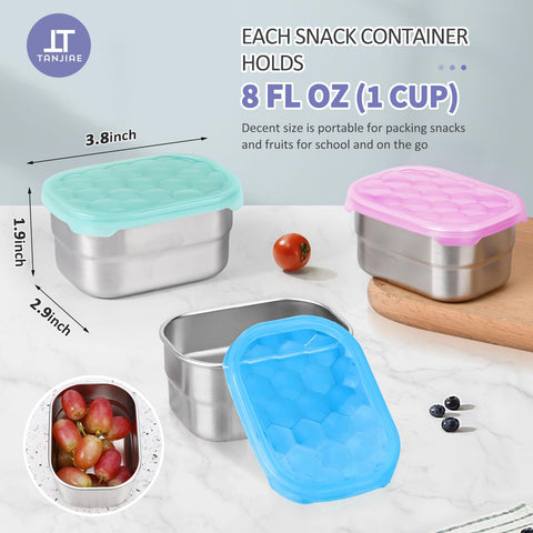 Tanjiae Snack Pro kids lunchbox shows kid-friendly design for easy handling at school.