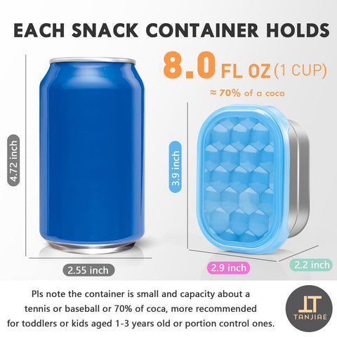 Tanjiae Snack Pro silicone lid close-up demonstrates pure silicone seal for mess-free lunches.