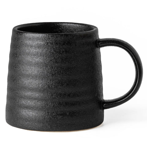 TaoTaojarvie ceramic mug 16oz black matte finish for daily coffee rituals.