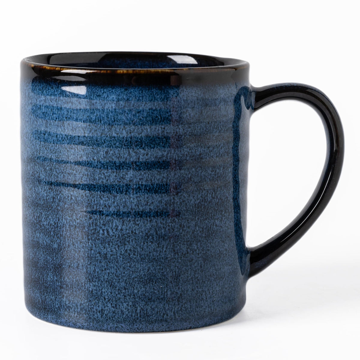 TaoTaojarvie 23 oz blue ceramic mug for generous coffee pours.