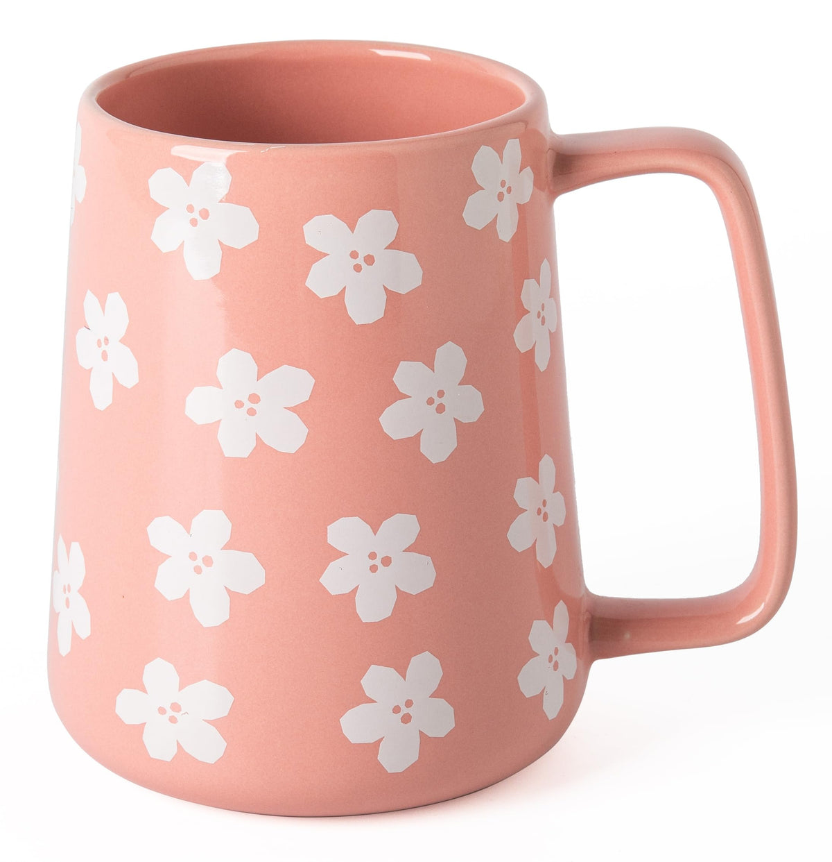 TaoTaojarvie ceramic mug with pink floral pattern for daily coffee rituals.