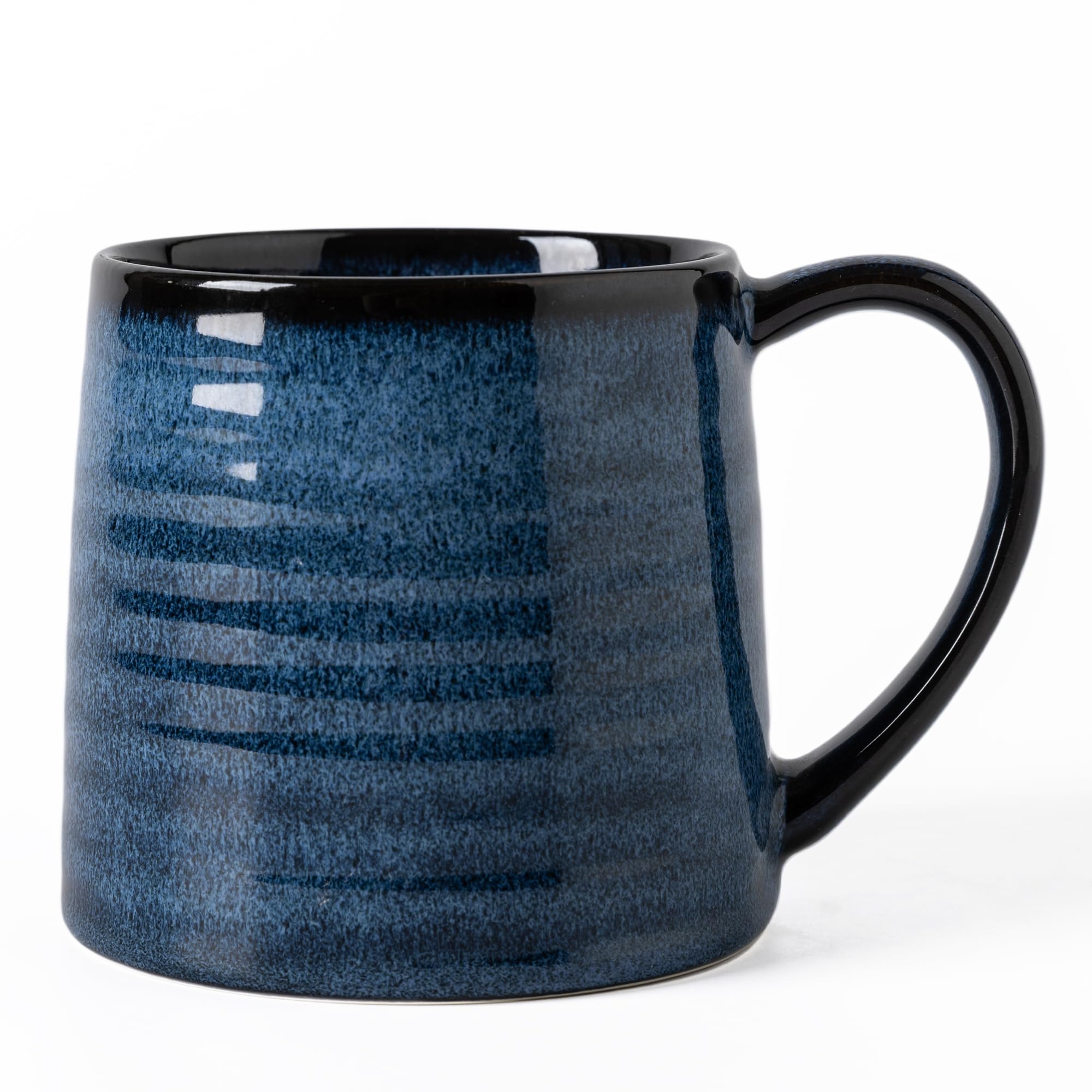 TaoTaojarvie 21 oz mug with blue stripe for generous servings