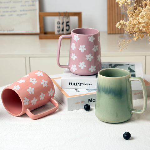 TaoTaojarvie versatile 24oz mug suits coffee, tea, or cocoa at work.