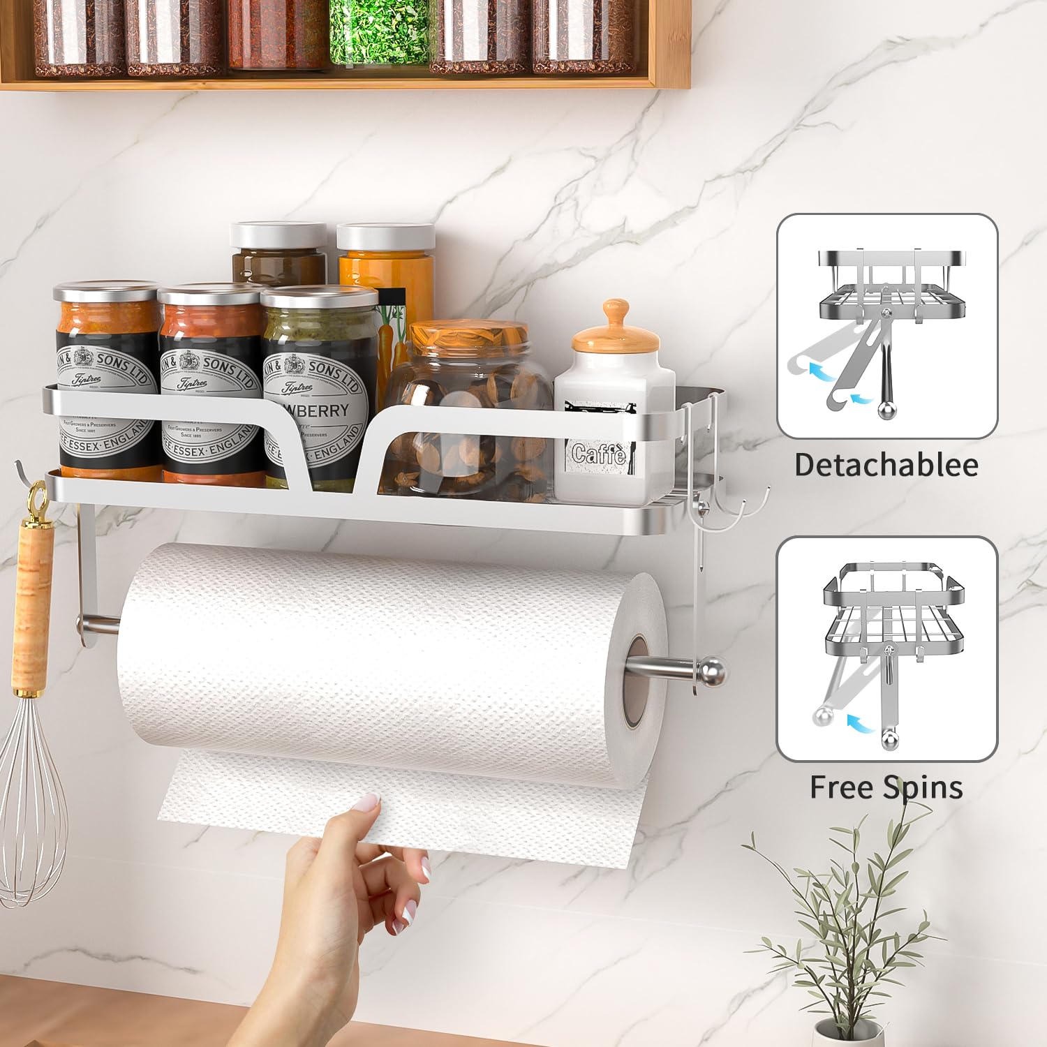 Taozun stainless steel silver finish adds a modern look to kitchens
