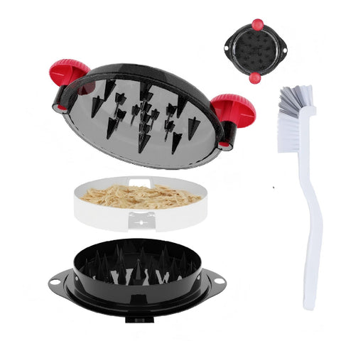 TAREG Chicken Shredder Twist Pro spikes shredding cooked meat quickly