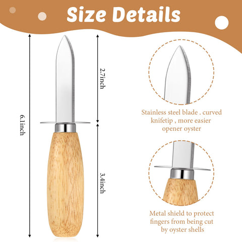 Tarpop oyster shucking kit packaging shown, ready for gifting or party prep