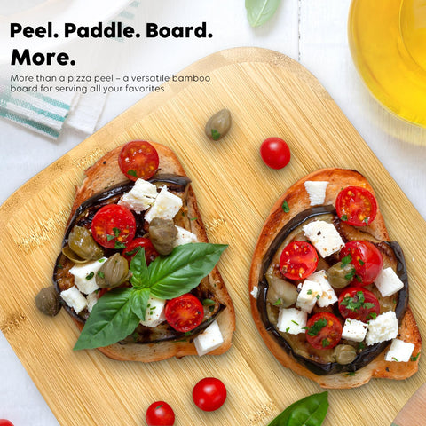 TastiFun Cube bamboo peel doubles as cutting board for prep