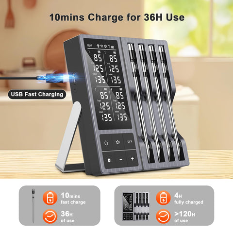 TASTYTI dishwasher-safe probes for easy cleanup after busy cooks.