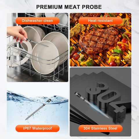 TASTYTI magnetic base and large backlit display enable hands-free viewing.