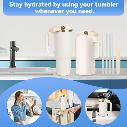 Tatamy complete lid replacement kit for Stanley tumblers.