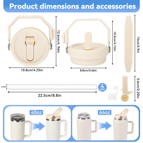 Tatamy folding straw spout close-up highlights convenient sipping.