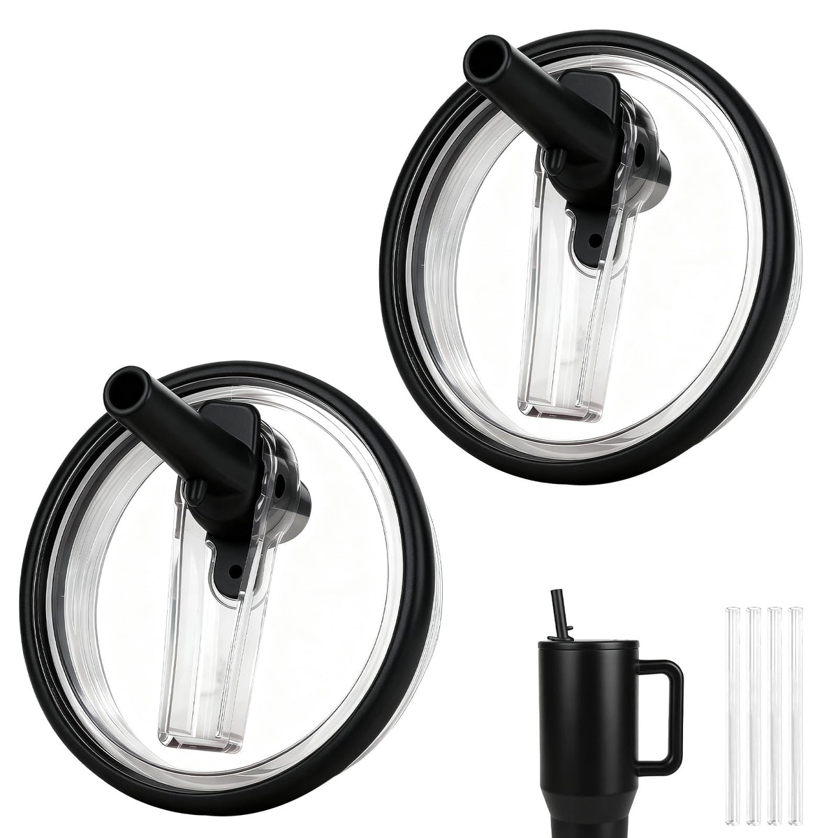 Tatamy HydroJug 40oz flip lid close-up showing leak-proof seal for spill-free travel