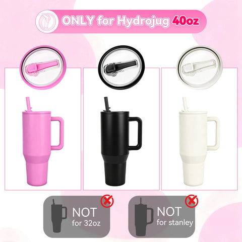 Tatamy HydroJug leak-proof lid close-up highlights secure cap and dust-free sipping.