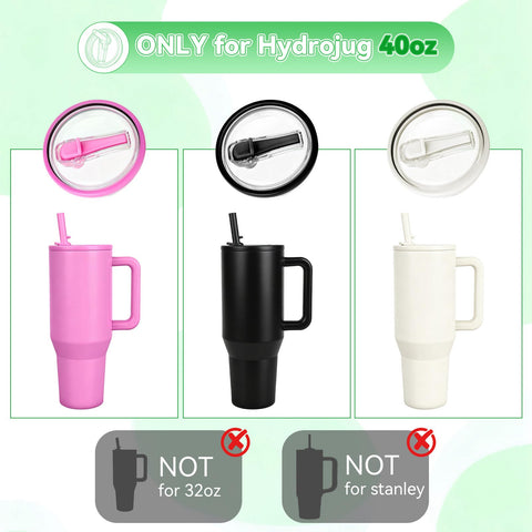 Tatamy HydroJug Traveler flip straw in use, easy drinking on the go