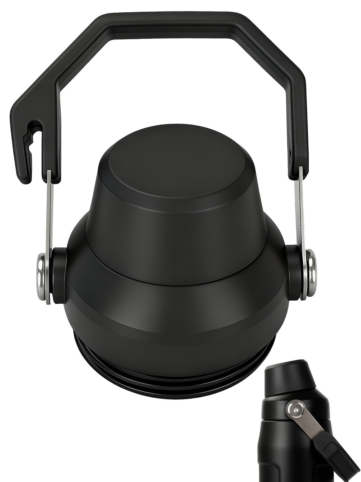Tatamy Stanley IceFlow lid 16oz front view shows secure fit and spill protection.