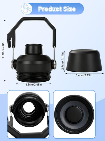 Tatamy Stanley IceFlow lid 24oz top view demonstrates easy fill and leak prevention.