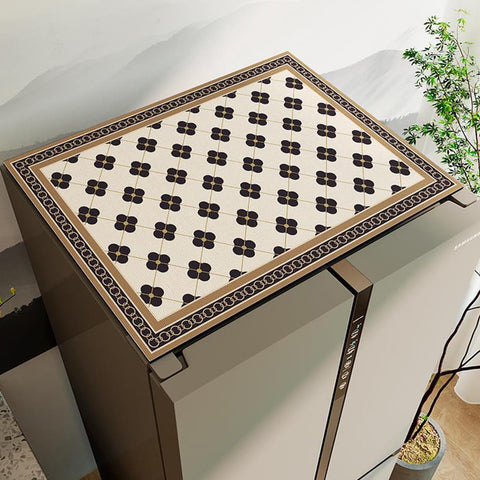 Tatibana dish drying mat measures 15.7 by 19.6 inches for counter fit