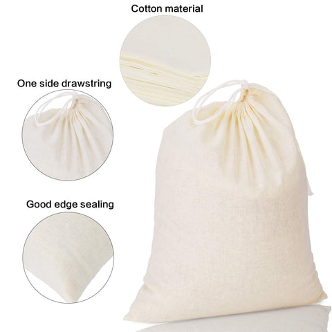 Tatuo muslin bags fifty pack ready for long term use