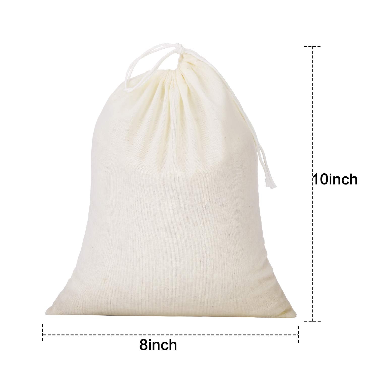 Tatuo muslin bags natural cotton fabric used for tea leaves storage