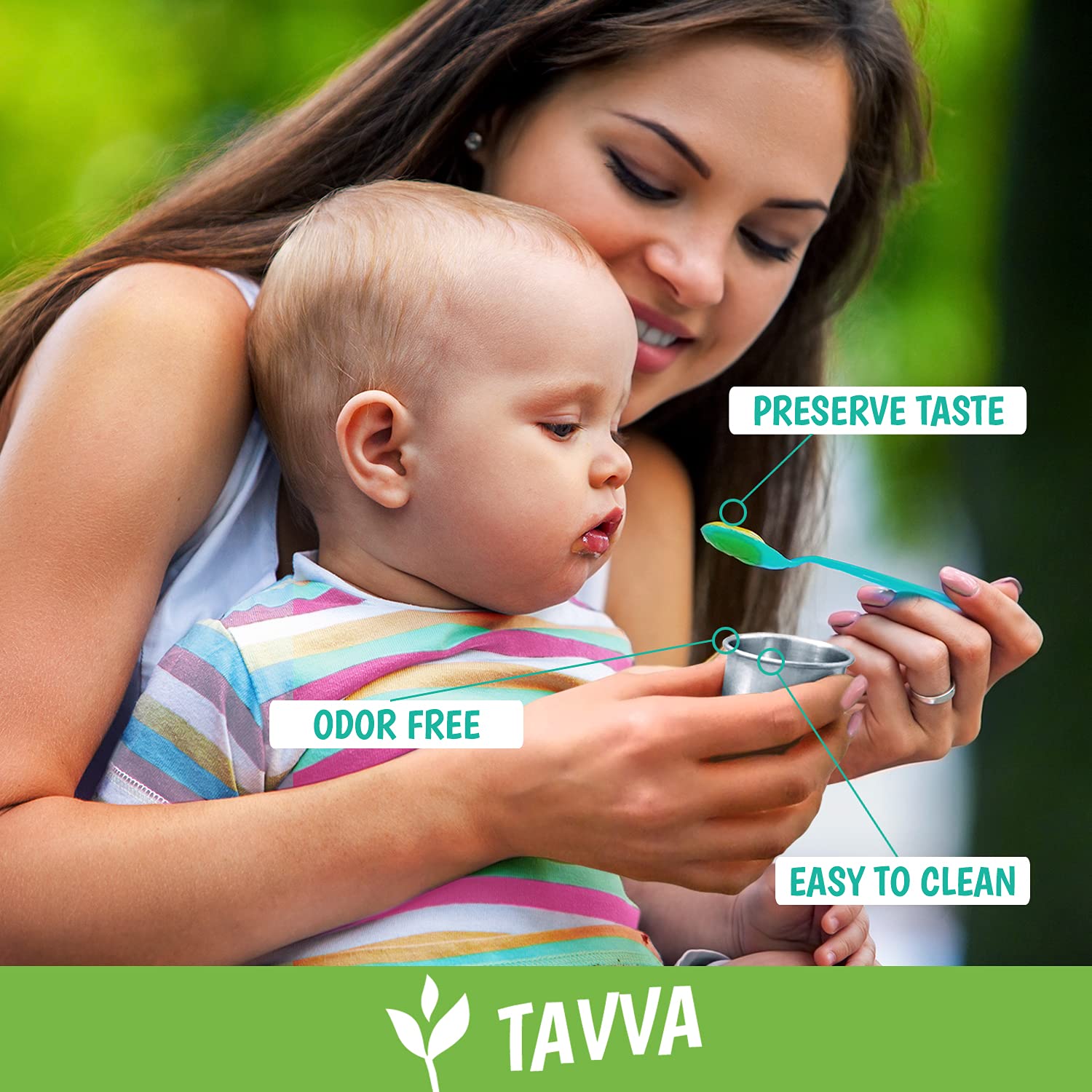 TAVVA freezer safe lunchbox preserves snacks and leftovers