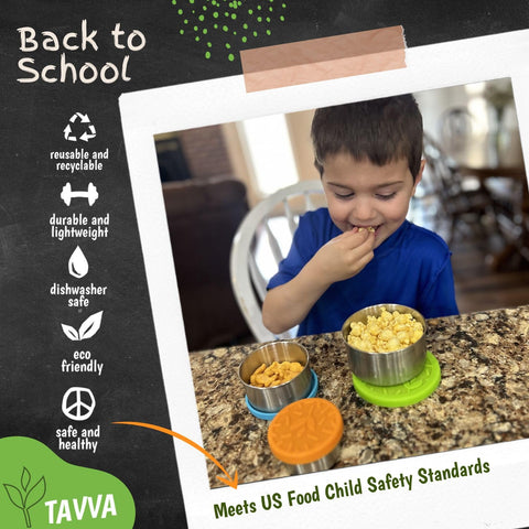 TAVVA 3oz snack container for small portions and travel