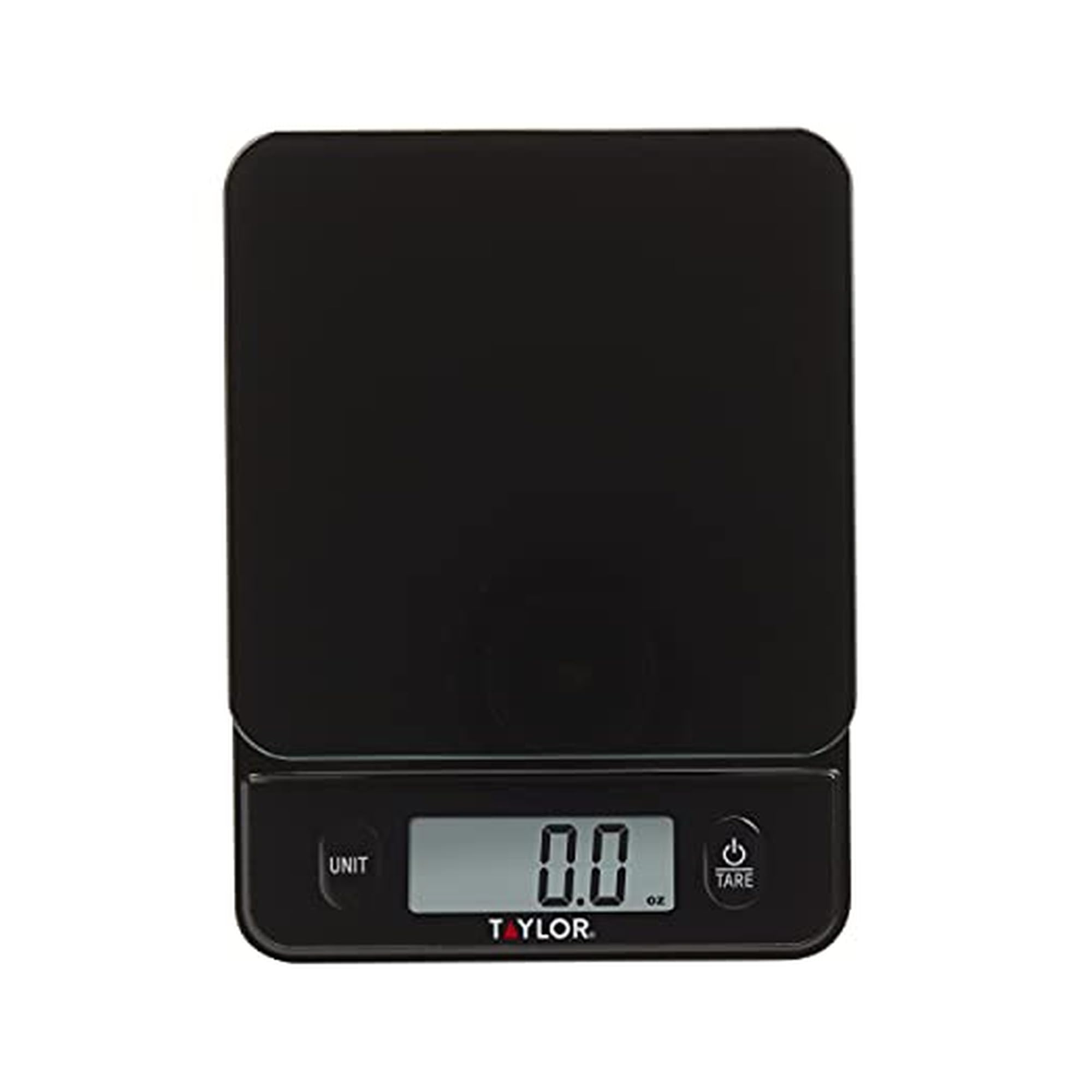 Taylor Glass Top Scale front view showing a sleek, precise kitchen tool for portioning