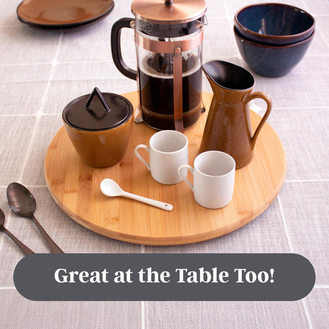 TB Home Lazy Susan tabletop snack tray for serving guests