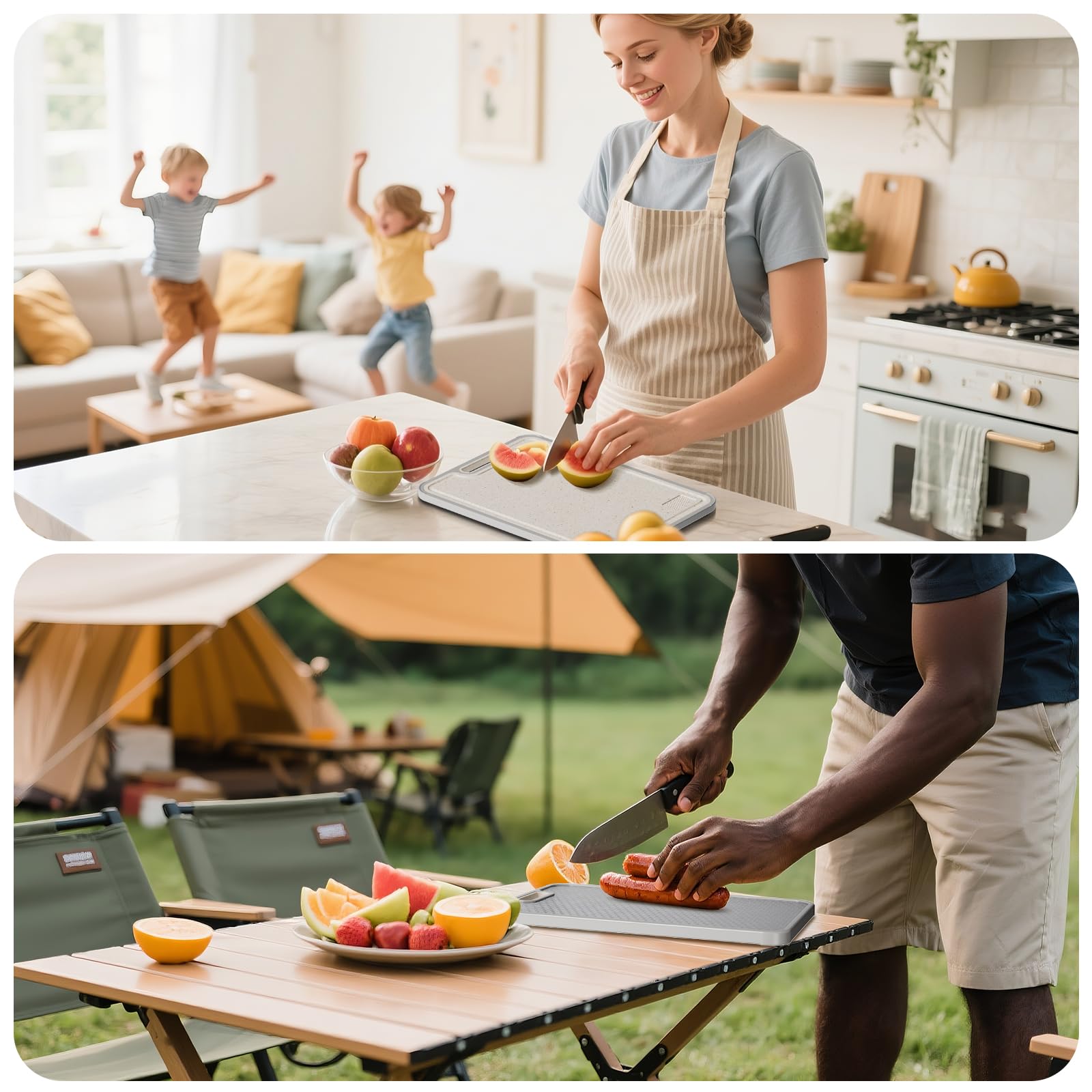 TBFWiCO juice groove and grinding zone manage juices and fibrous prep.