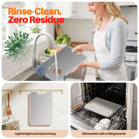 TBFWiCO non-porous surface minimizes odors and allows quick rinses.