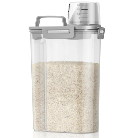 TBMax rice container with pour spout for mess-free pouring