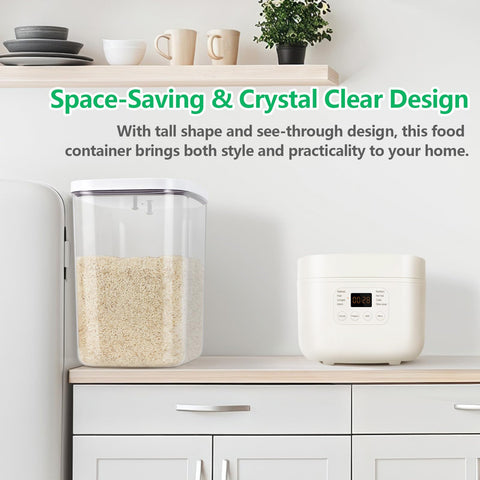 TBMAXS one-touch seal blocks moisture and air for longer freshness.