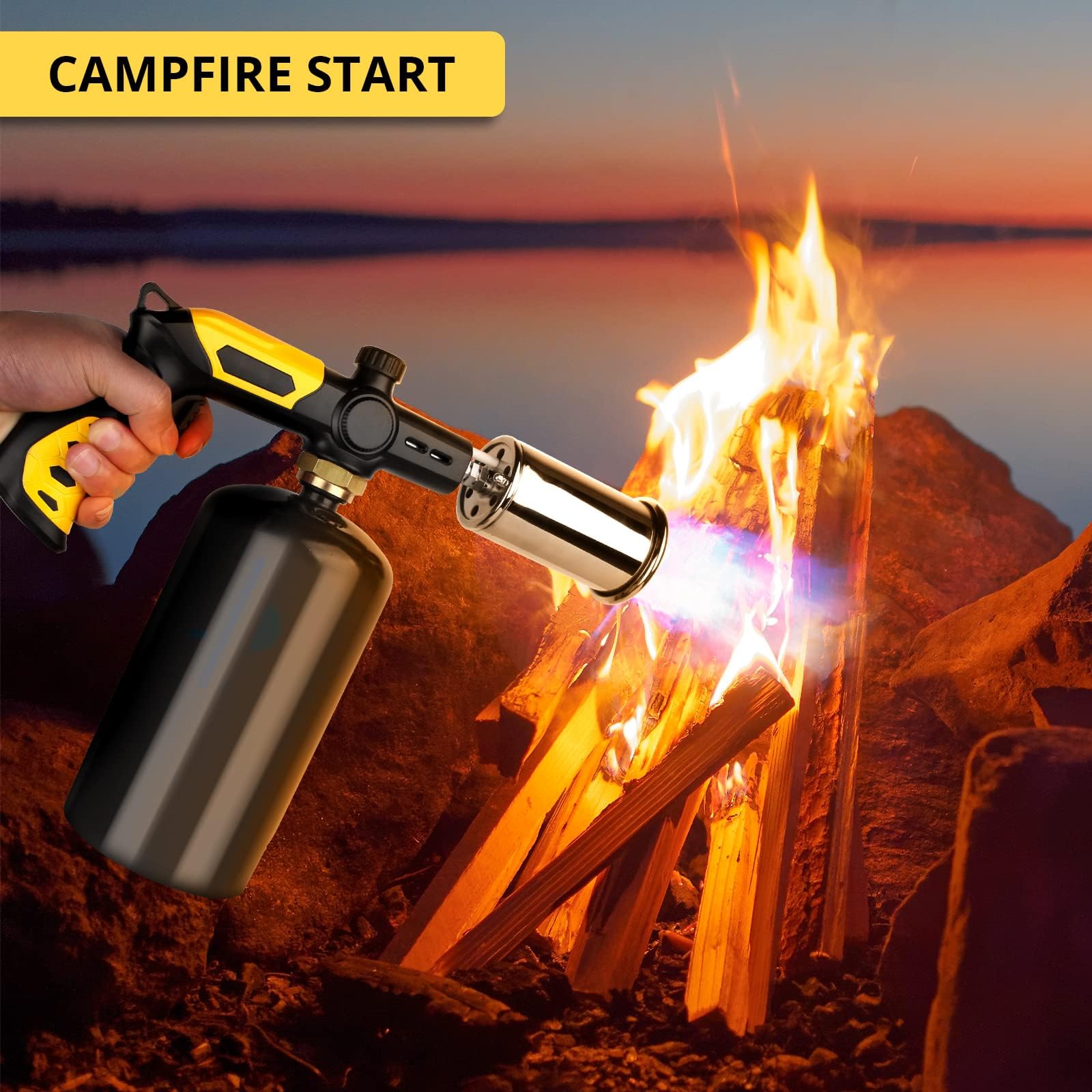 TBTeek premium aluminum body torch with durable construction