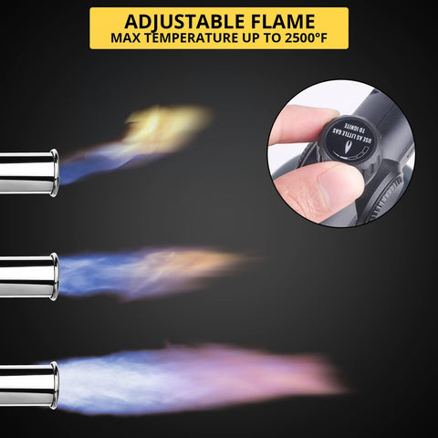 TBTeek sous vide torch with adjustable flame for perfect sear