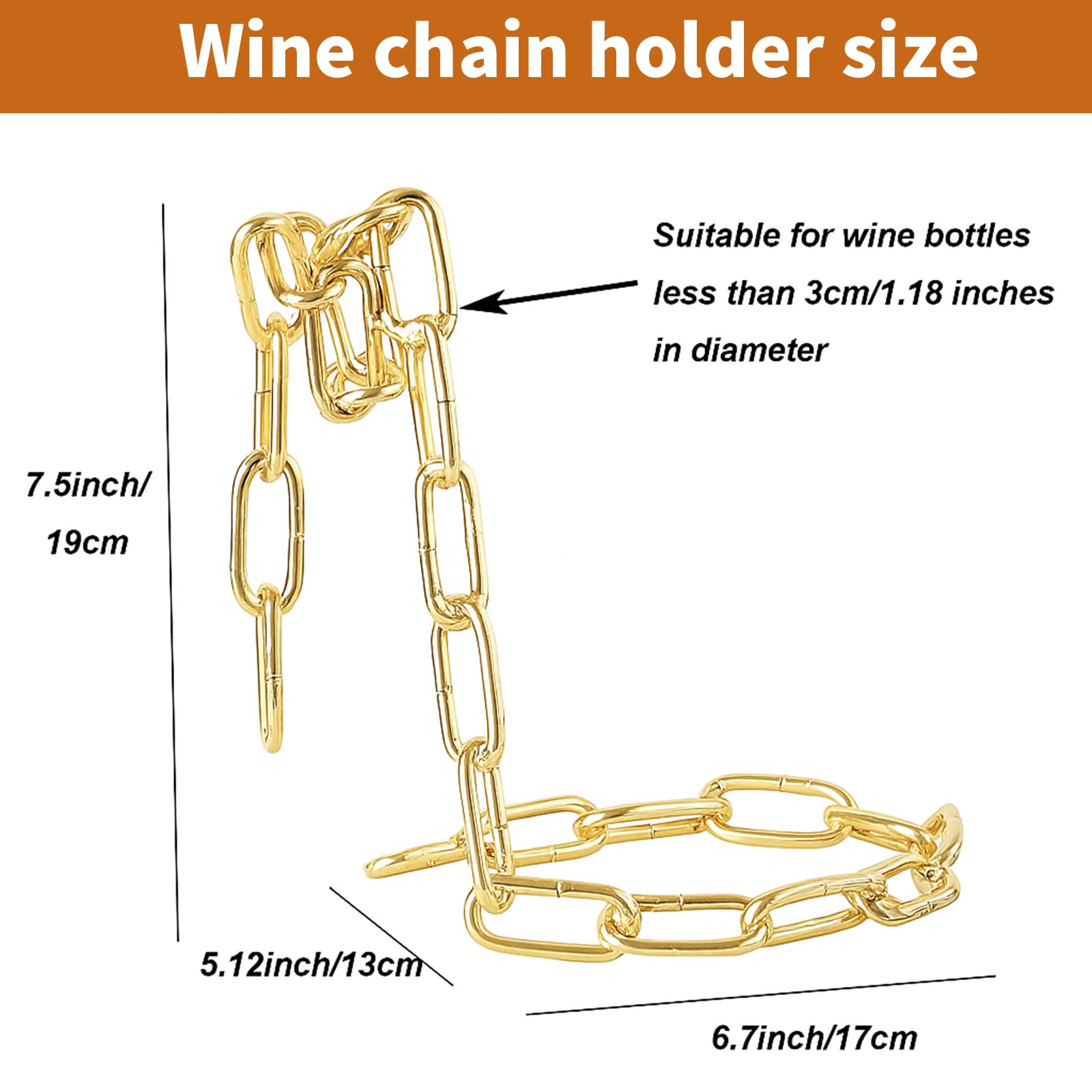 TBWHL levitating wine bottle stand with gold finish for stylish home bars