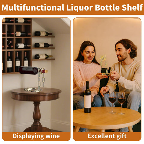 TBWHL long-neck wine bottle holder compatible with many bottles