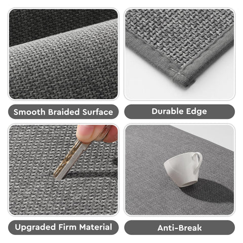 tchdio machine-washable kitchen rug is easy to clean
