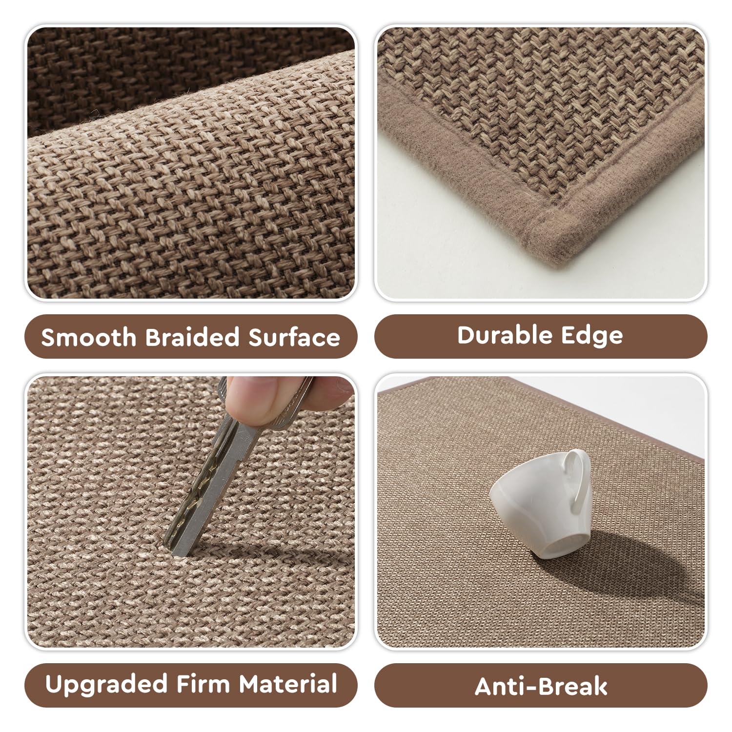 tchdio kitchen mat machine washable for easy cleaning