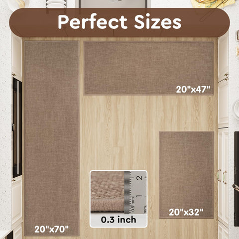 tchdio kitchen mat versatile for sink, laundry, or bathroom