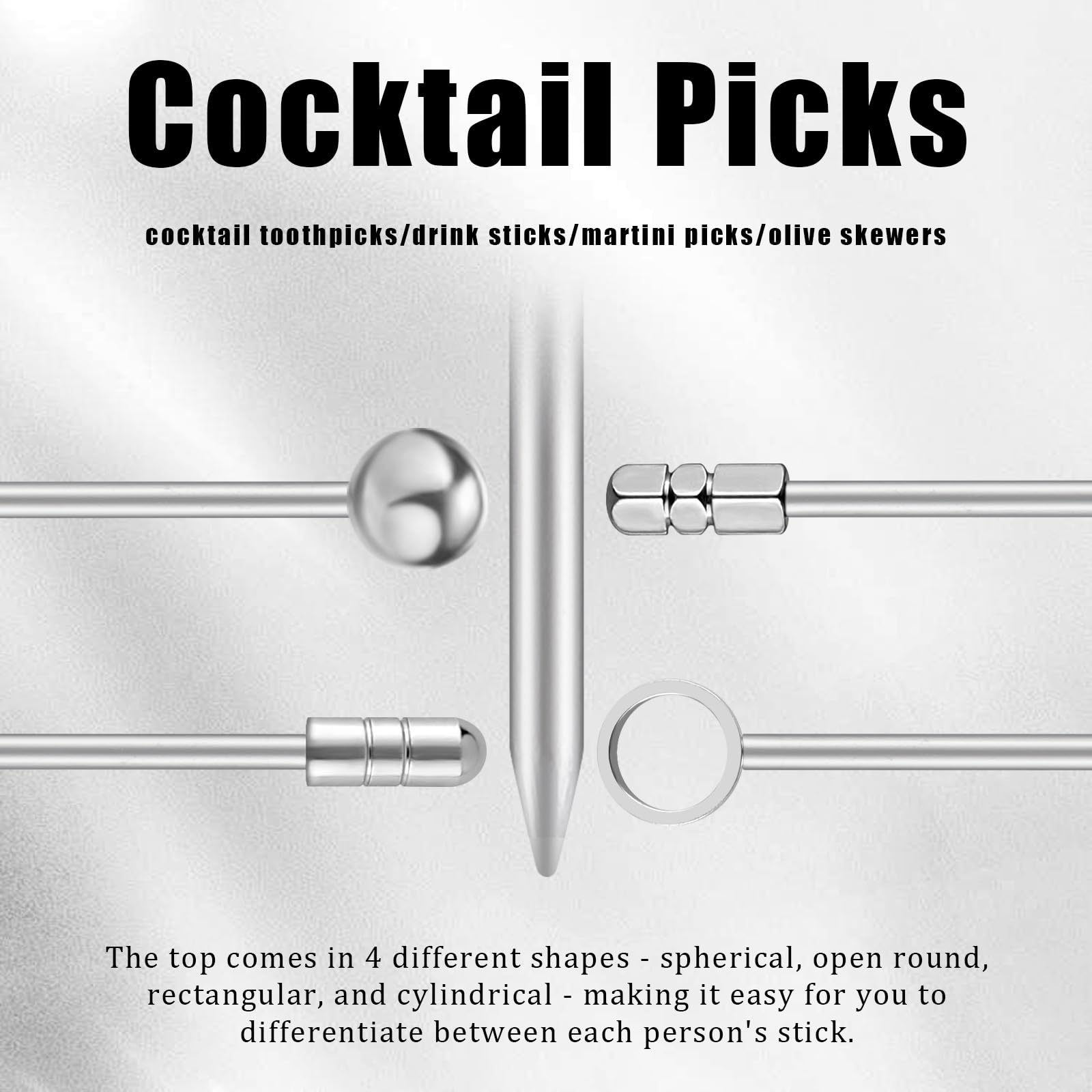 tchrules cocktail-picks 11cm length fits standard glasses for easy serving.