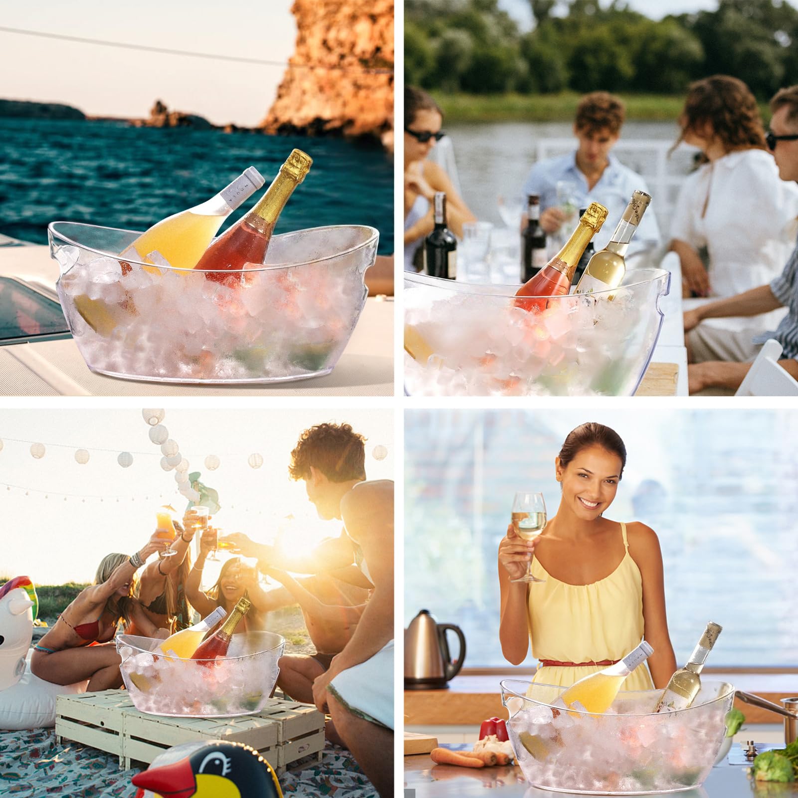 tchrules two-bucket bar setup enables fast refills during entertaining