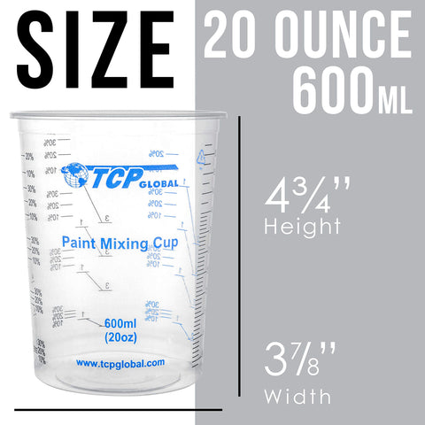 TCP Global disposable cups made from solvent-resistant PET plastic
