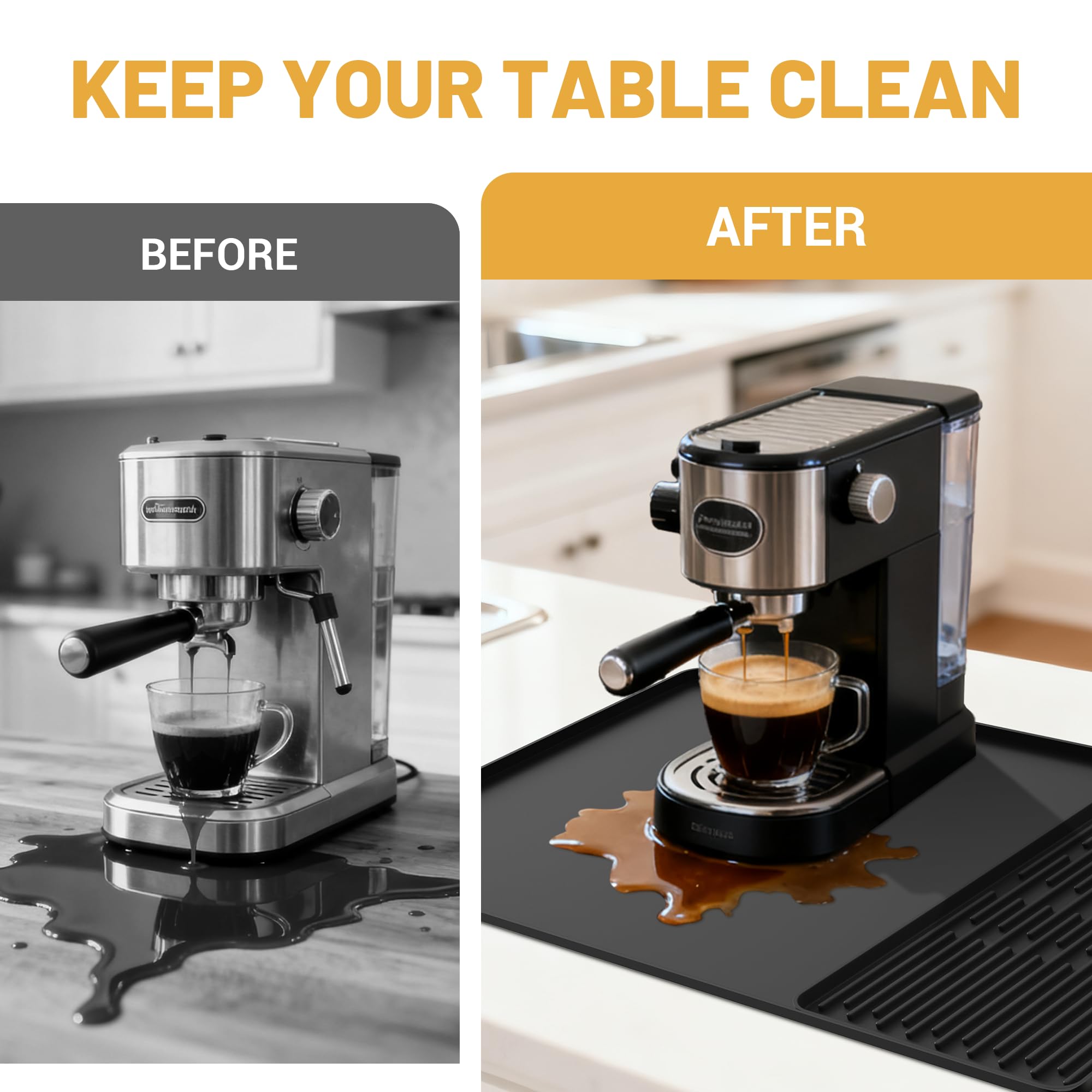 TCULOSD multifunctional mat doubles as dish drying or juice mat.
