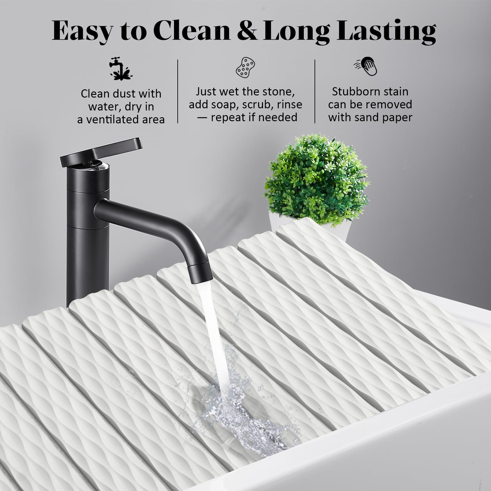 tdcokhe stone drying mat heat-proof surface ready for hot pots