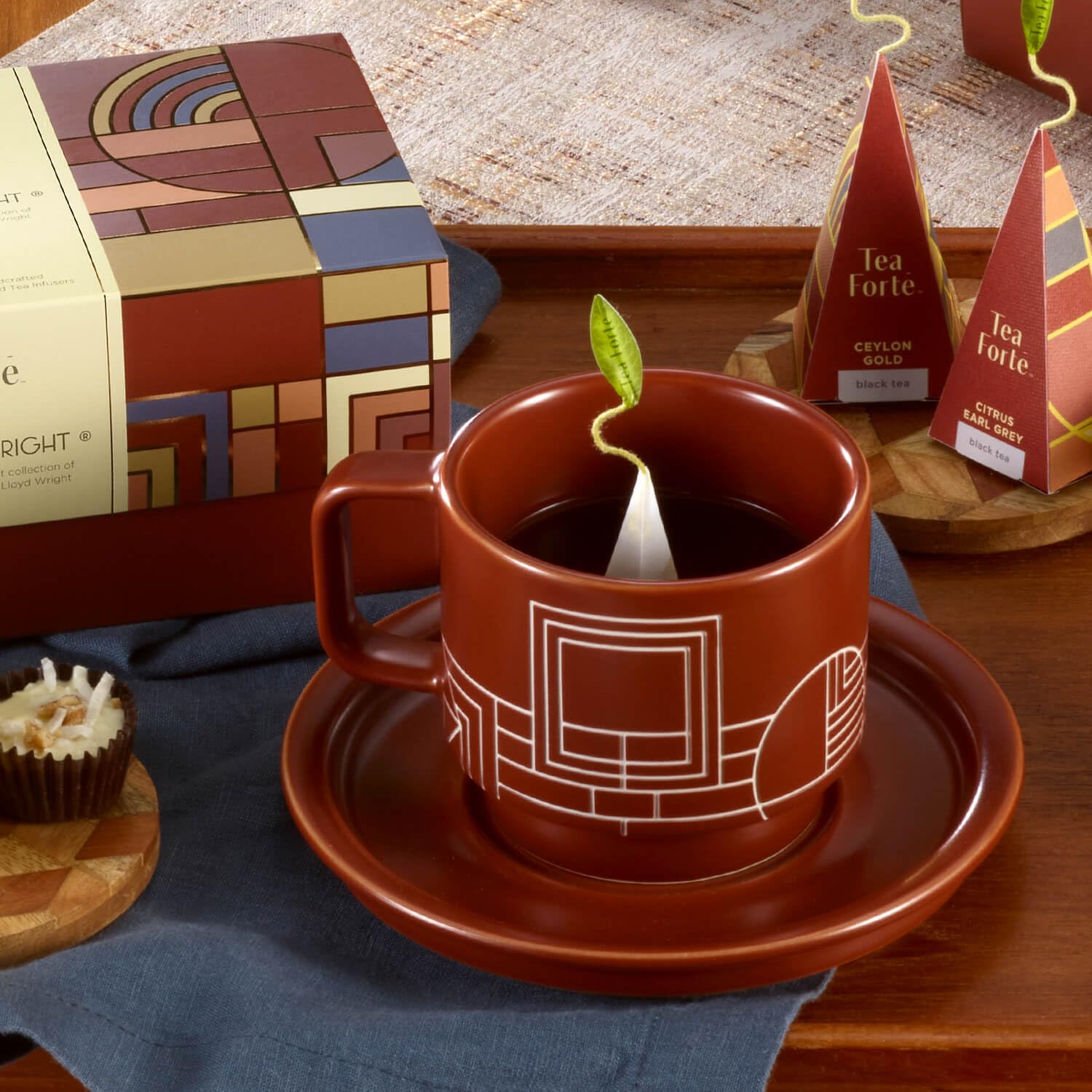Tea Forte Terra Wright teacup is dishwasher safe for easy cleaning